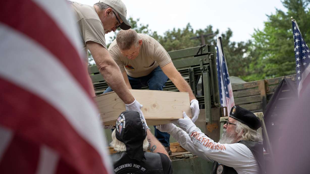 The remains of 44 people associated with the Continental Army were reinterred last week at a new memorial in Lake George Battlefield State Park in upstate New York.