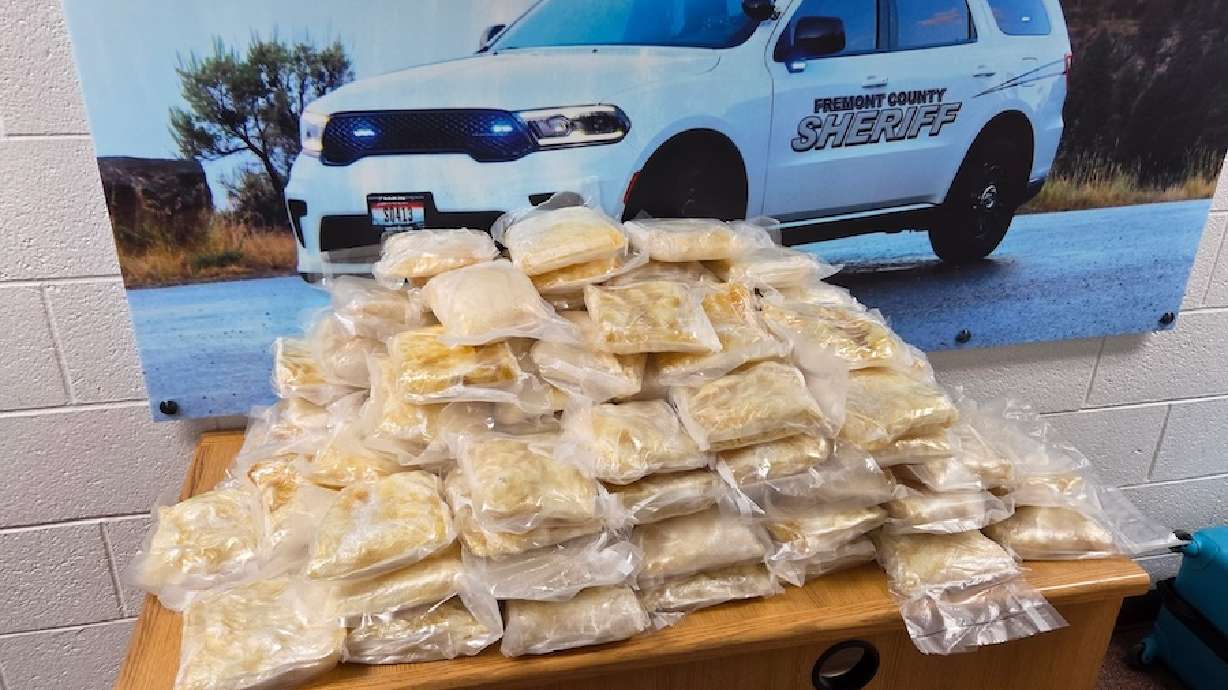 Two men were arrested on Wednesday after deputies said they seized the largest amount of methamphetamine at one time in Idaho history.