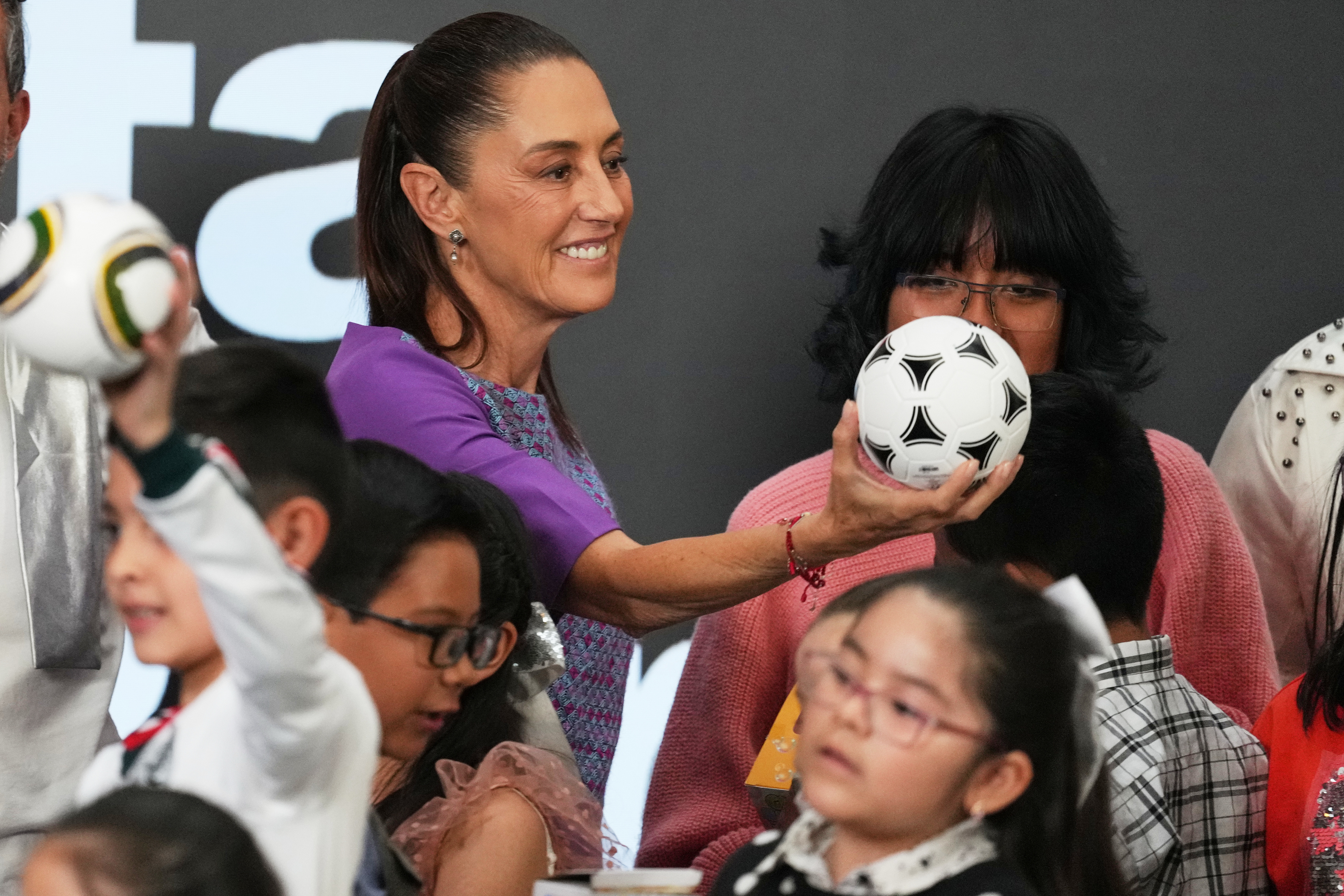 Mexico's president sees 'no issue' with her country hosting Iran's World Cup team during tournament