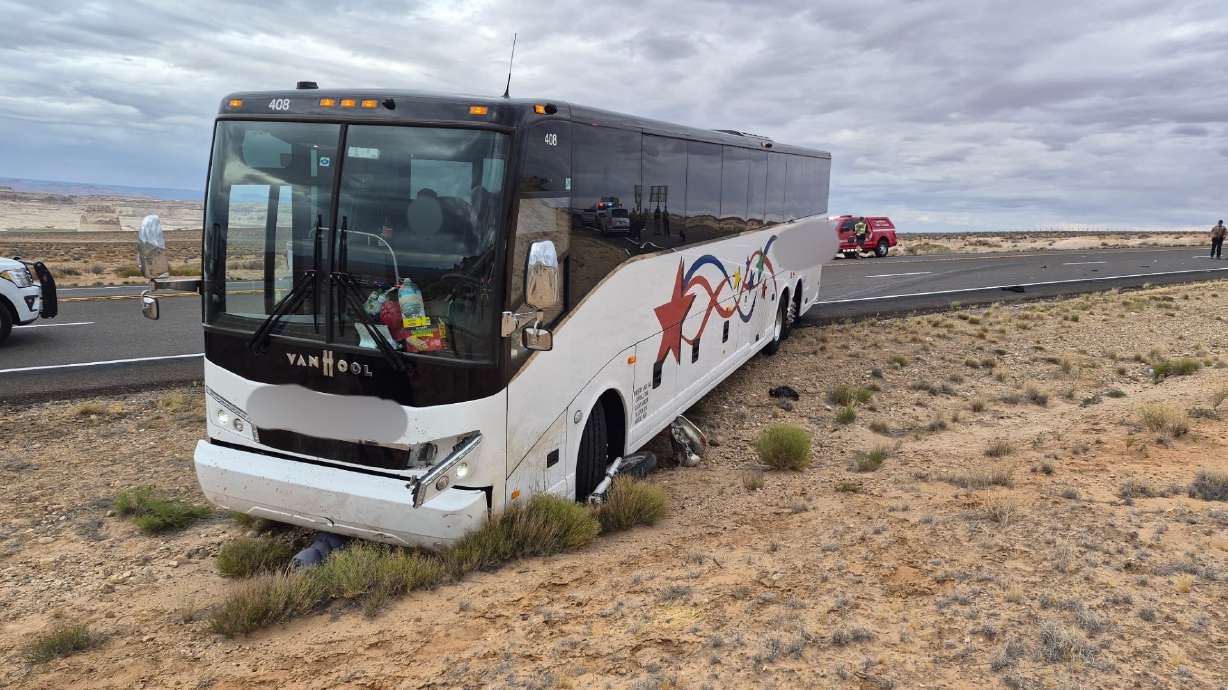 A motorcyclist was killed Monday night when it collided with a tour bus in Kane County.