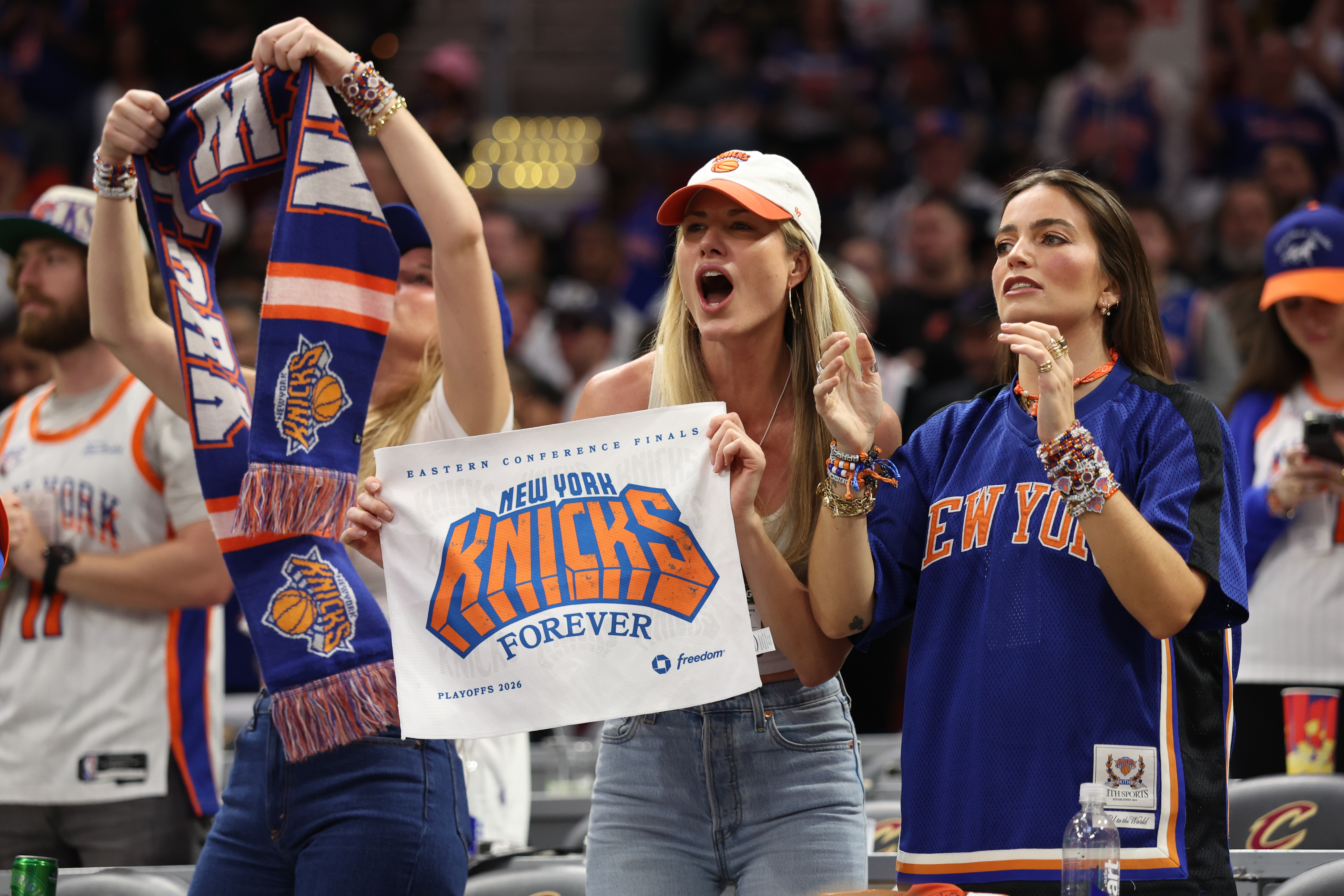Knicks fans forget about the bad times and savor a record run to their first NBA Finals since 1999