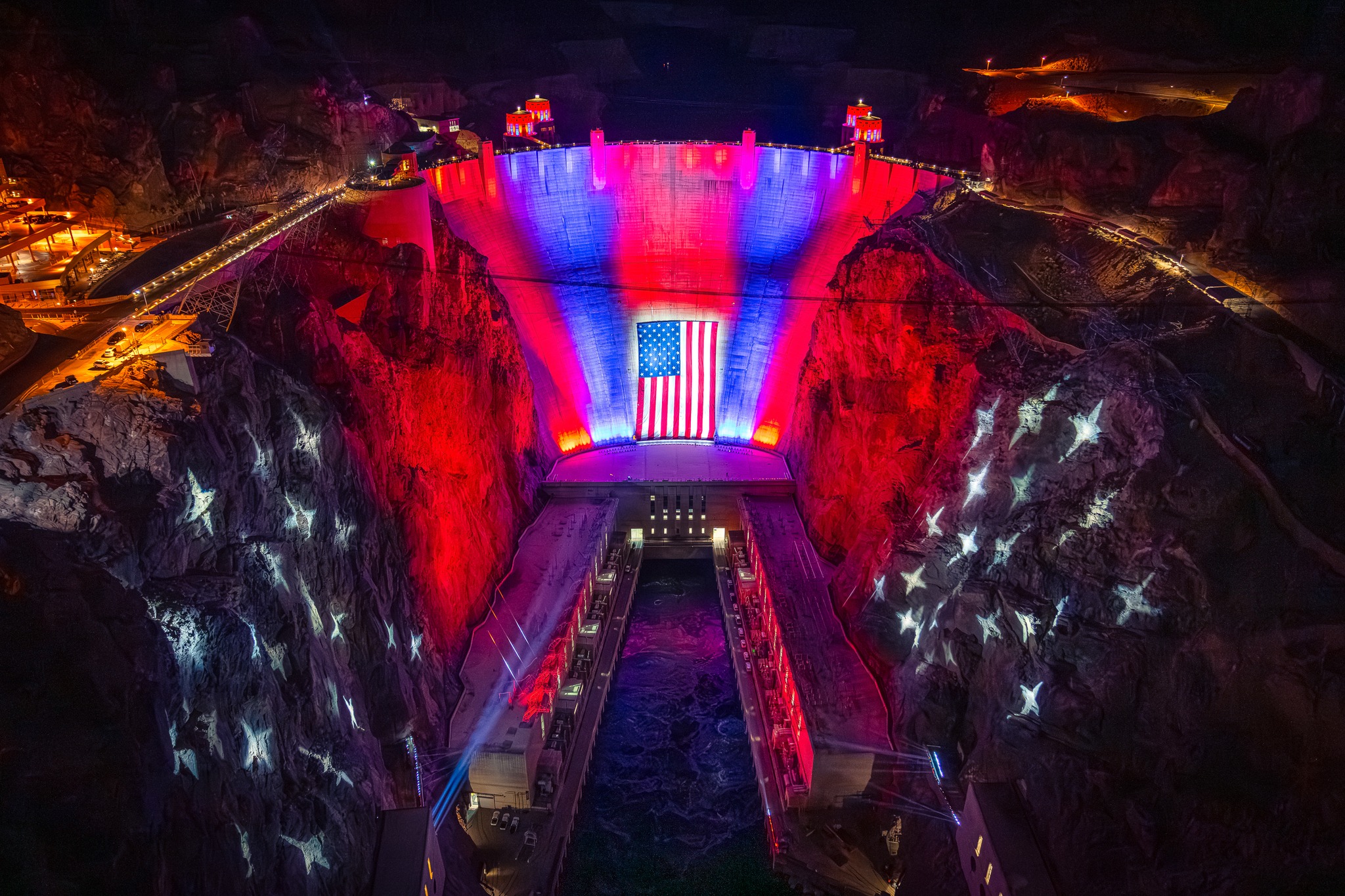 Hoover Dam receives patriotic glow-up for America 250 