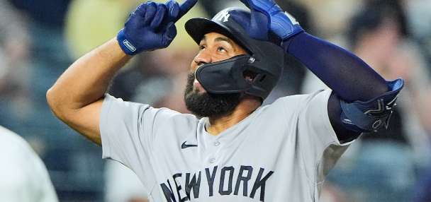 Yankees get 2 hits from every starter for the first time in franchise history in 15-1 rout of Royals