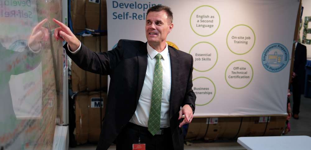New humanitarian center gives opportunities for local immigrants, while helping worldwide