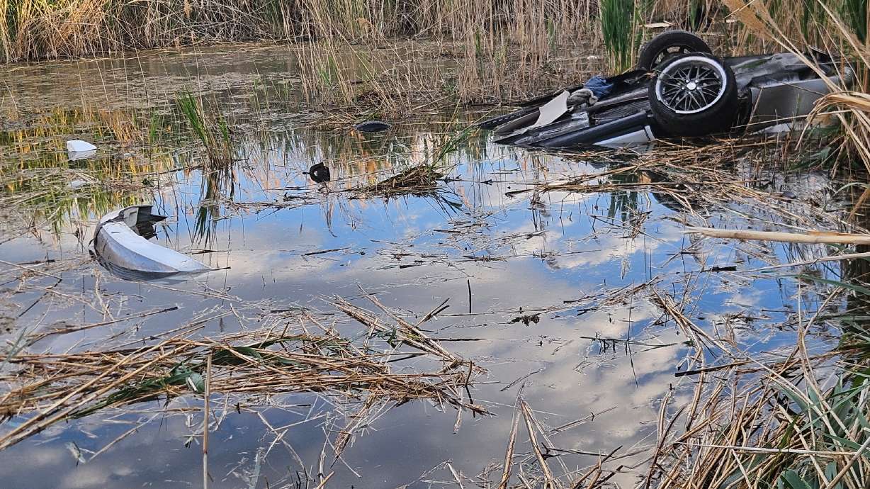 A man was killed after a rollover crash in Tooele County on May 23, that landed the vehicle in a retention pond off I-80.
