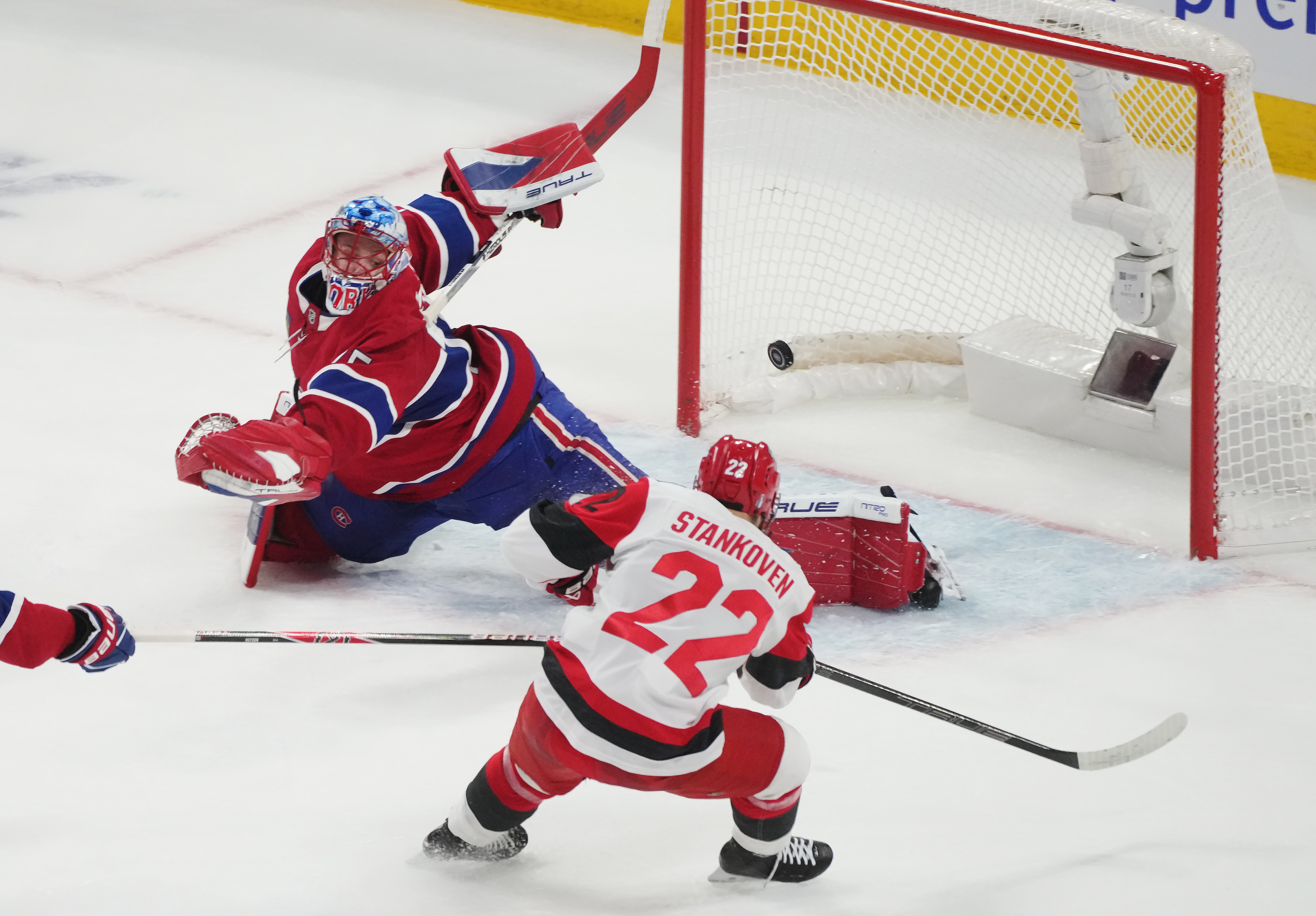 Hurricanes beat the Canadiens 4-0 to move within a victory of the Stanley Cup Final