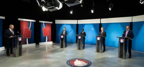 Dem hopefuls stake out progressive positions during feisty congressional debate