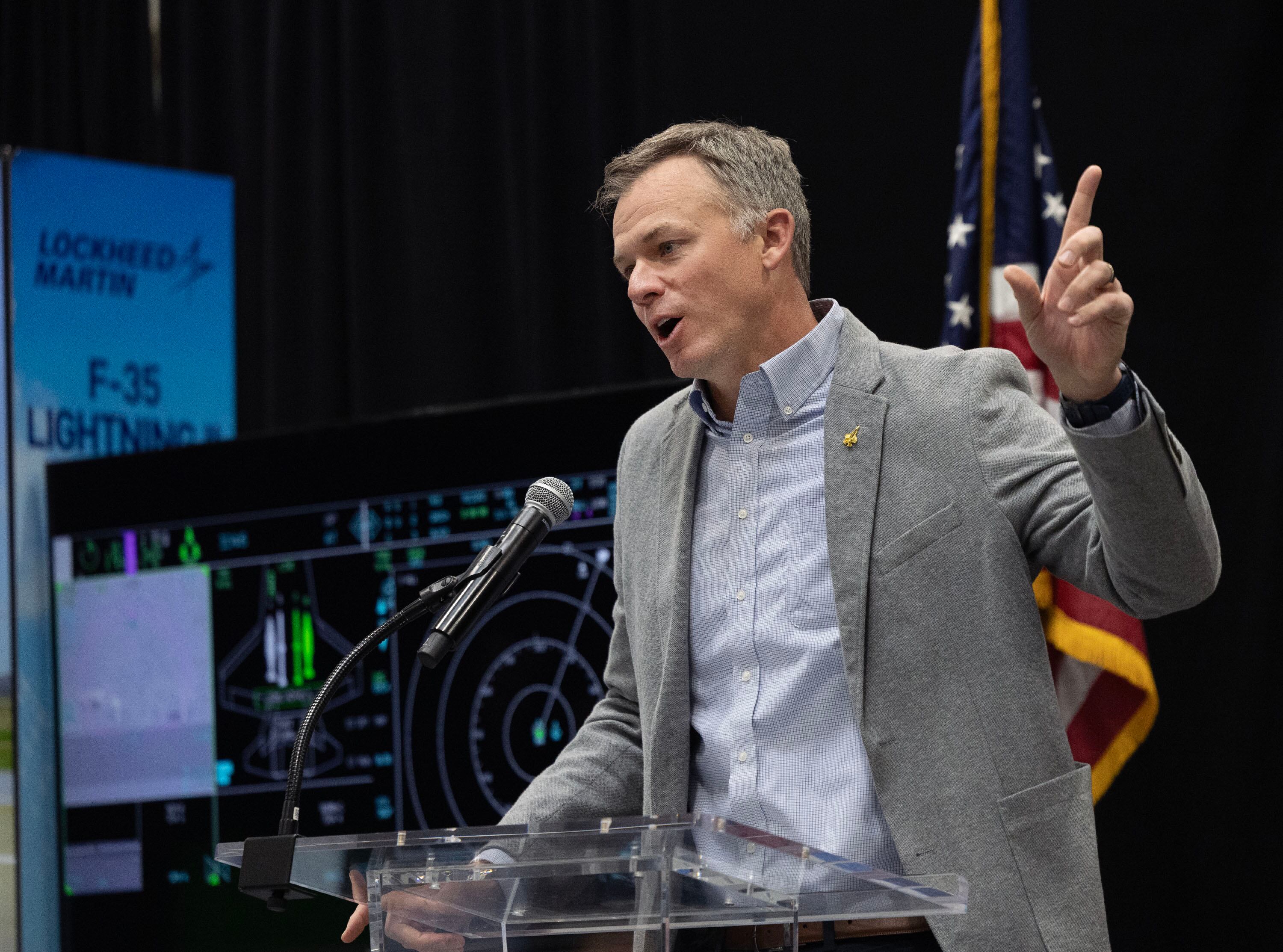 What Blake Moore said about the future of F-35s in Utah