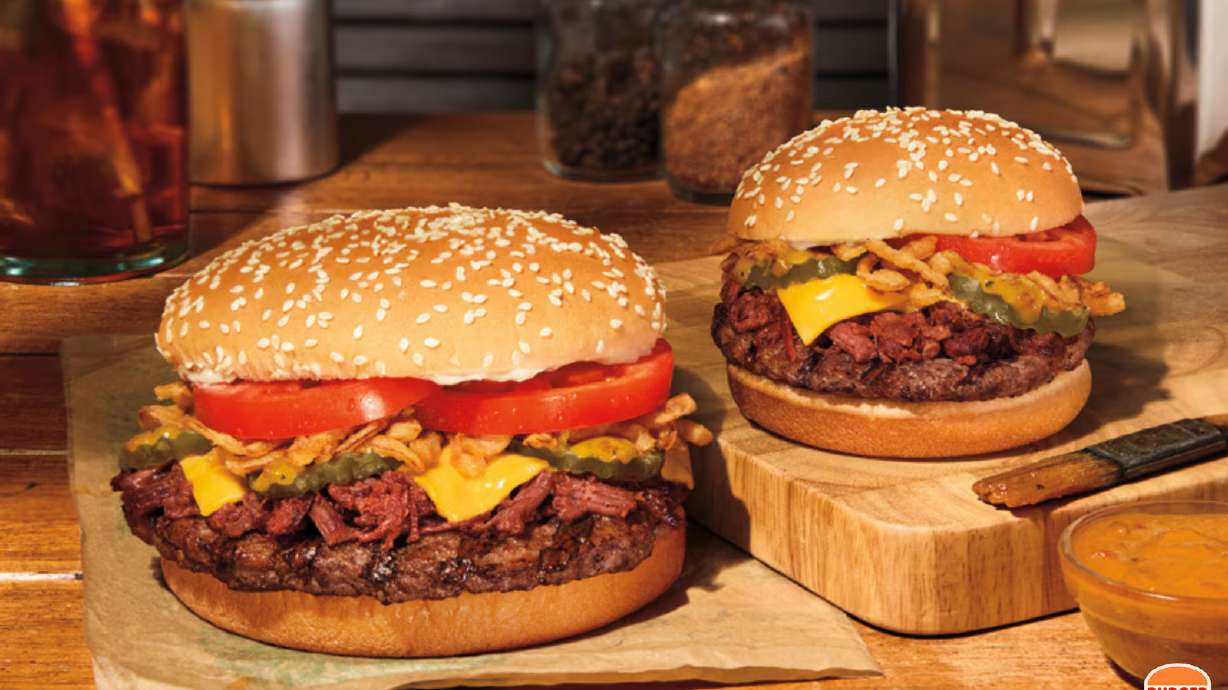 Burger King's BBQ Brisket Whopper and BBQ Brisket Whopper Jr., the first innovation from its “Whopper by You” platform. From Shake Shack to Buffalo Wild Wings, chains nationwide are celebrating National Burger Day with these discounts.