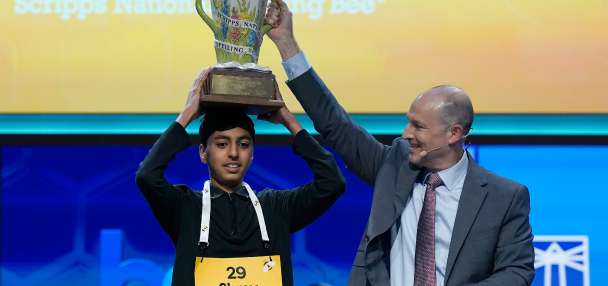 Shrey Parikh bounces back, battles nerves and dominates spell-off to win the National Spelling Bee