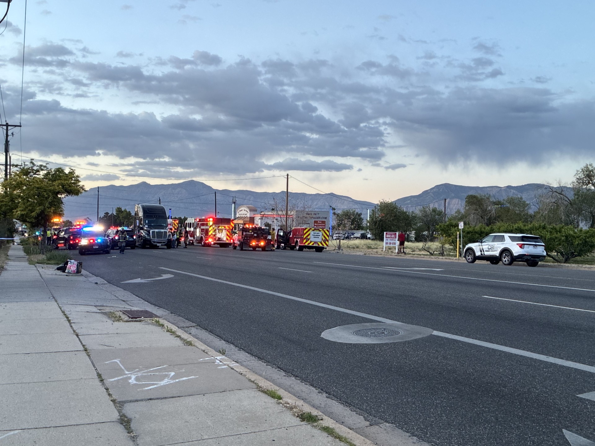 1 dead, another injured in Roy multi-vehicle crash; traffic closure in effect