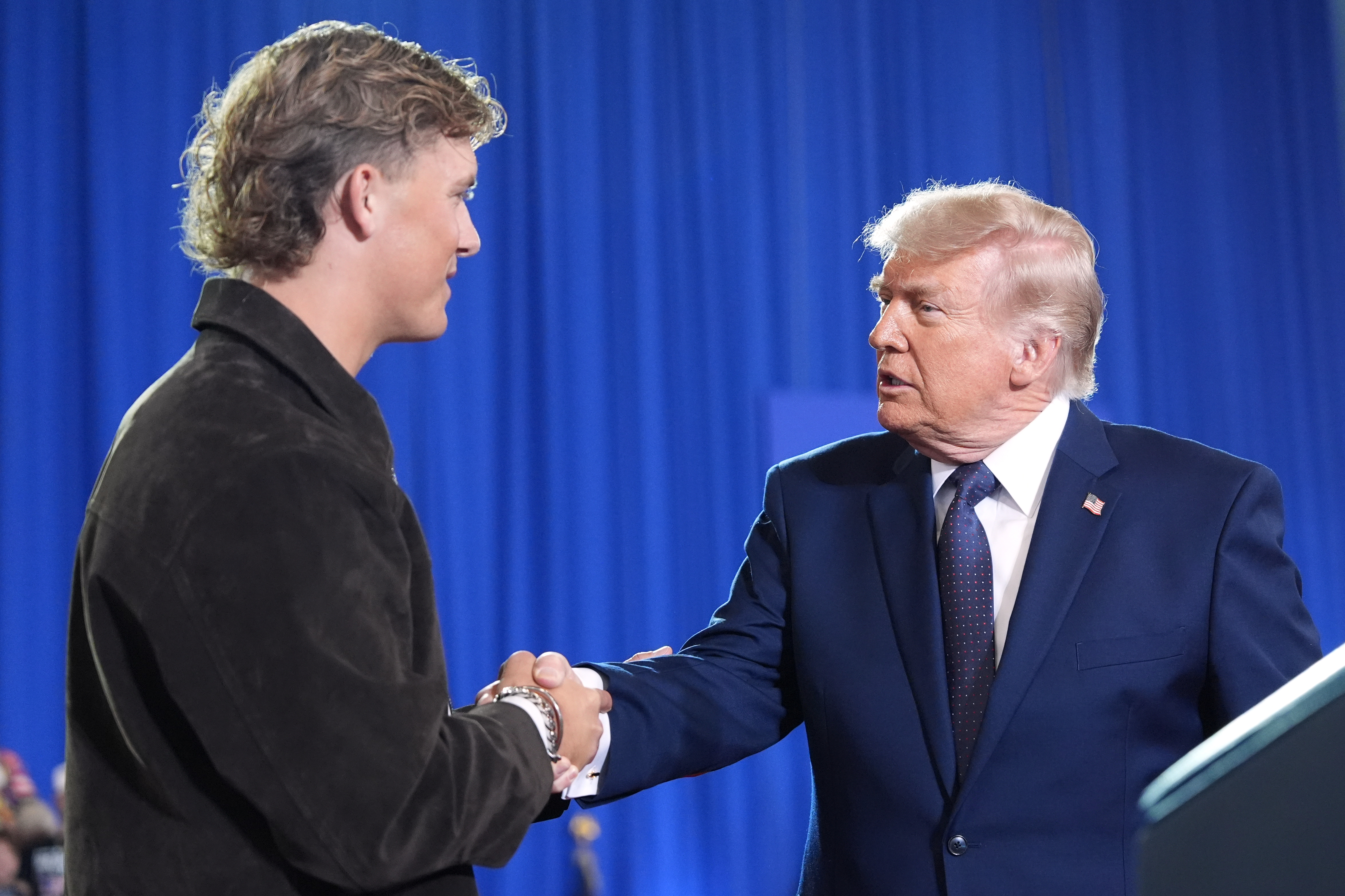 Giants' Abdul Carter felt the need to call out Jaxson Dart to show he is against Donald Trump
