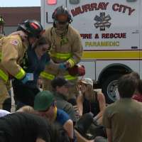 Large-scale simulated emergency tests SLC airport readiness