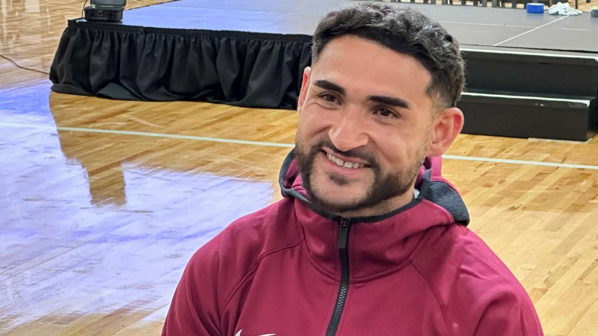 United States' Cristian Roldan speaks with the media at the national training complex, Friday, May 29, 2026, in Fayetteville, Ga., ahead of the FIFA World Cup soccer tournament.