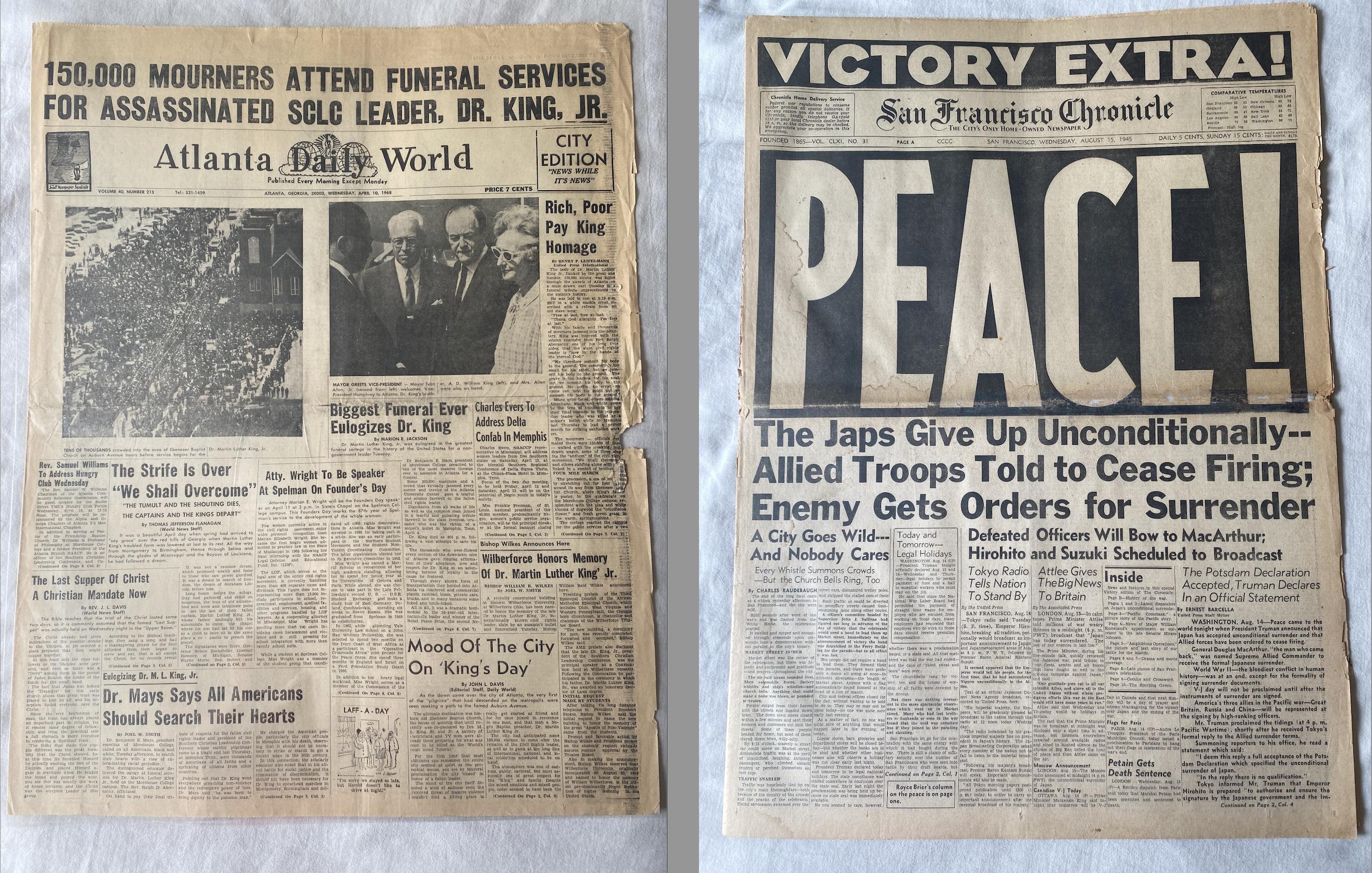 Spanish Fork man to display more than 100 rare newspapers of historical events