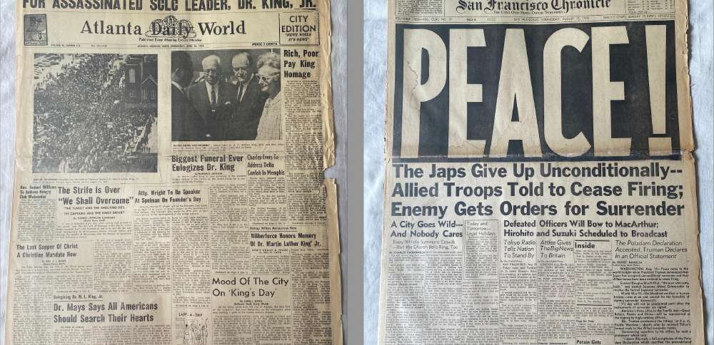 Spanish Fork man to display more than 100 rare newspapers of historical events