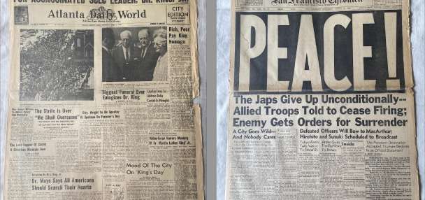 Spanish Fork man to display more than 100 rare newspapers of historical events