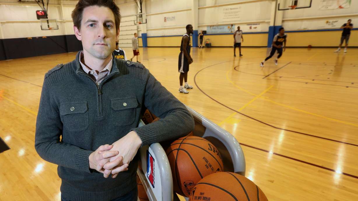 FILE - Canton Charge basketball team general manager Mike Gansey poses for a portrait during the Charge's practice at Edgewood Community Center in Canton, Ohio, on Nov. 19, 2015.