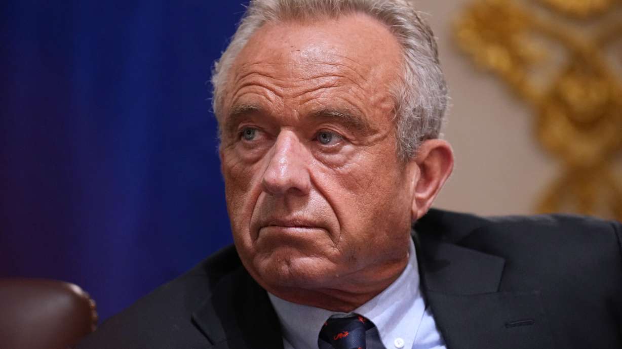Secretary of Health and Human Services Robert F. Kennedy Jr., listens during a Cabinet meeting at the White House, Wednesday, in Washington, D.C.