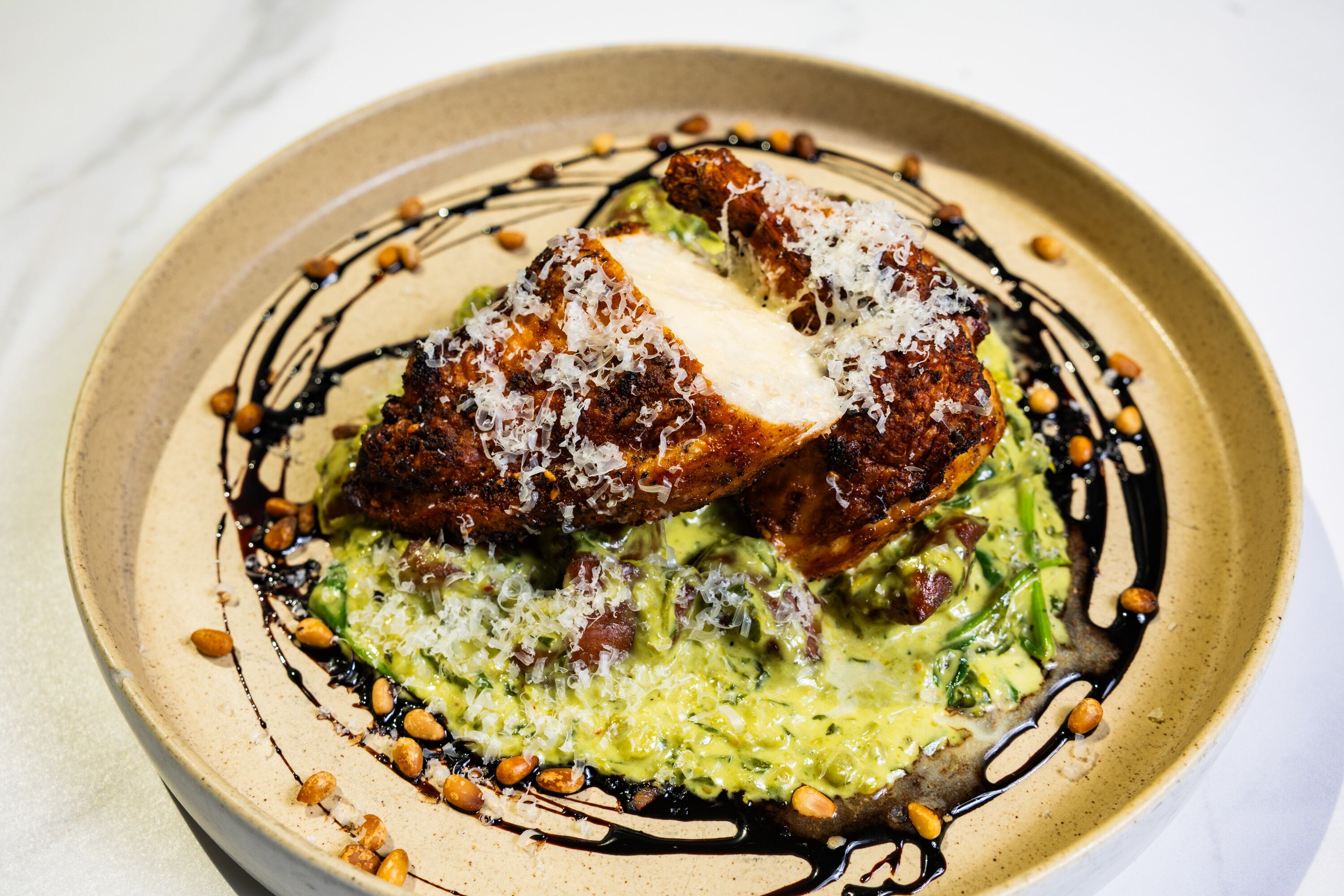 The togarashi chicken at Felt Bar and Eatery in Salt Lake City on Thursday. It was part of what Deseret News writer Sarah Gambles ordered at the restaurant.