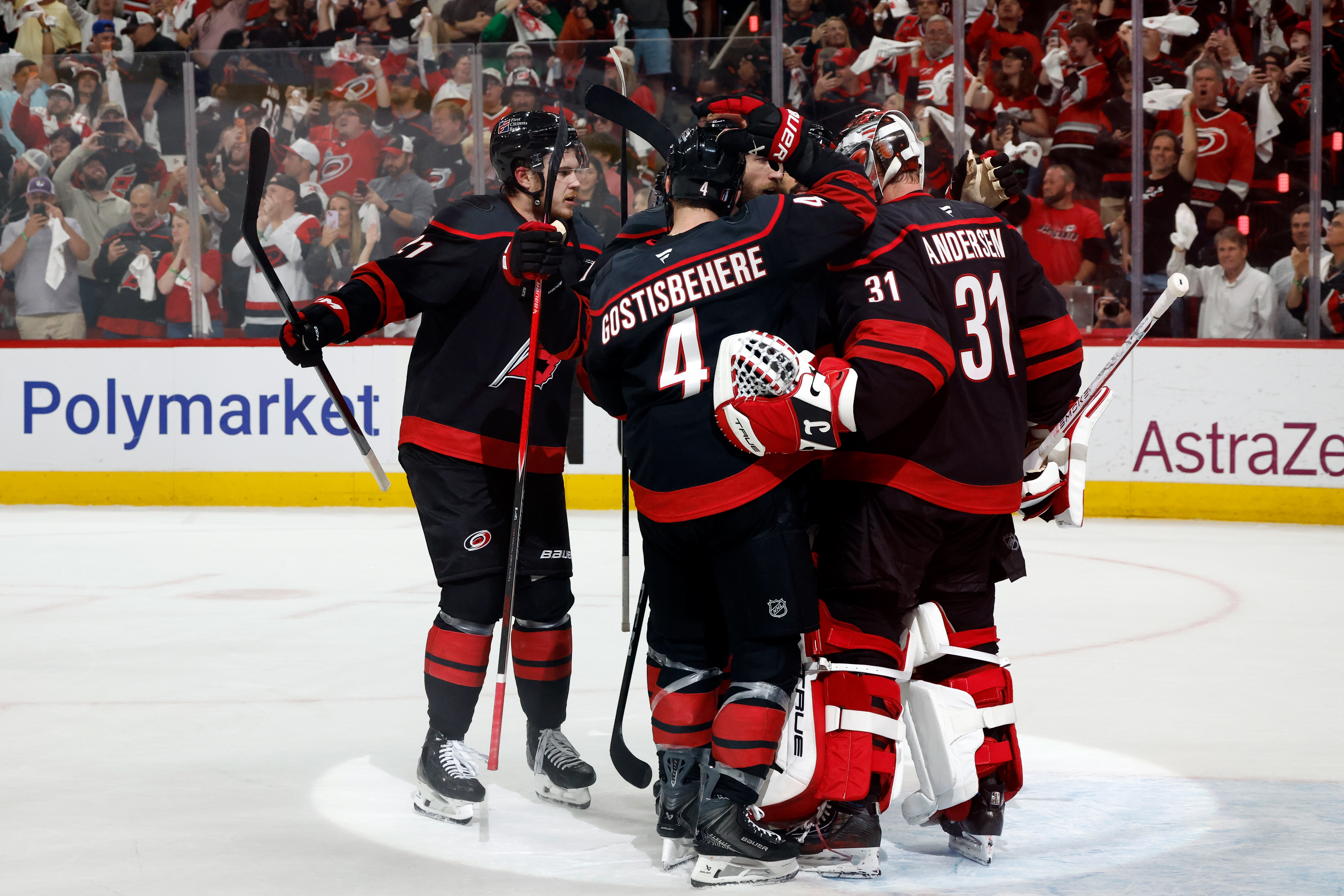 Andersen remains steady in emotional win as Hurricanes advance to Stanley Cup Final