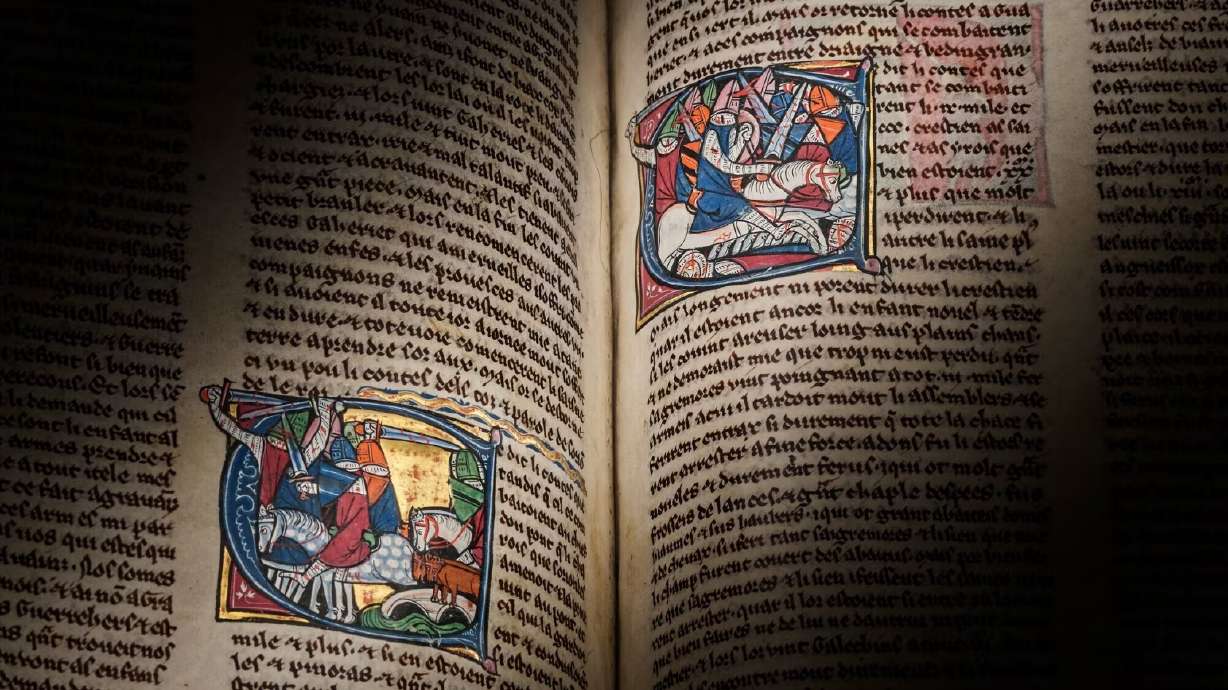 A medieval manuscript featuring an early version of the tales of King Arthur and Merlin, which has never been publicly exhibited, is expected to fetch up to $2.7 million at auction in July.