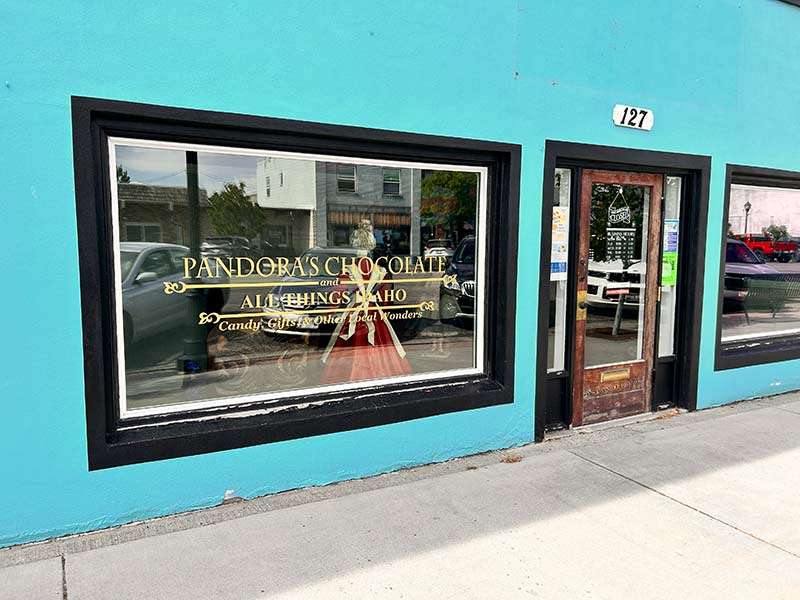 The storefront of the former Pandora's Chocolate at 127 W. Main St. in Rigby, Idaho. The store was taken over by Laura and Tyson Allen on April 1 and turned into Sug'r me sweet Confections.