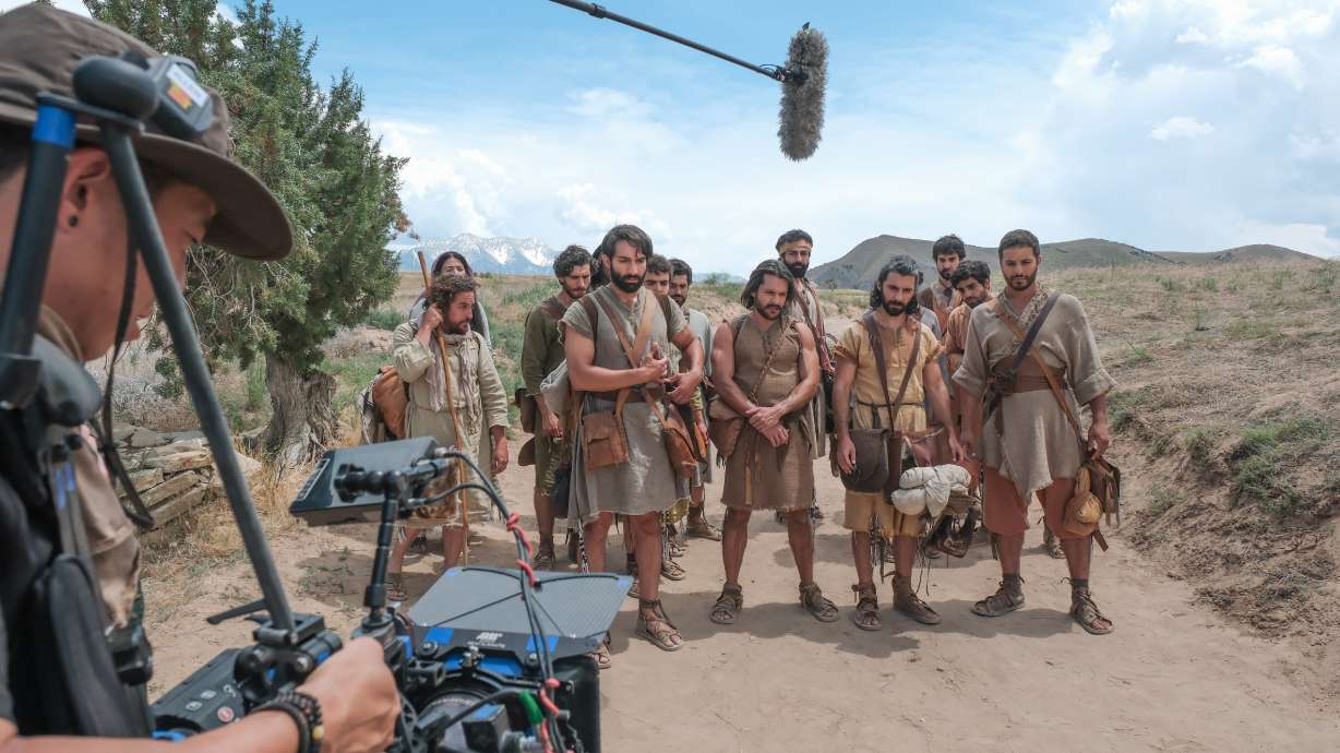 The filming of season four of “The Chosen.”