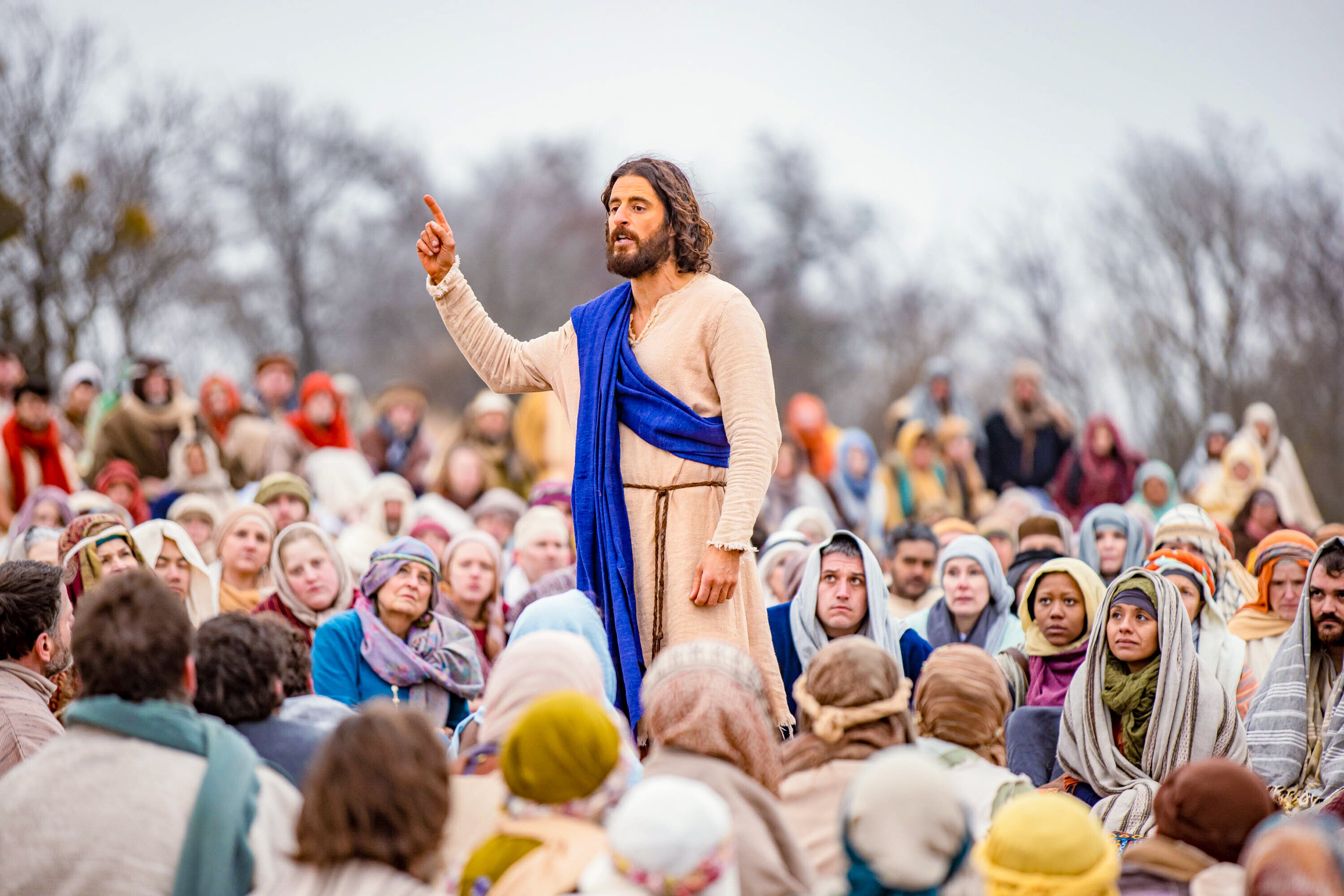 Actor Jonathan Roumie plays Jesus Christ in a scene during Season 2 of “The Chosen.”