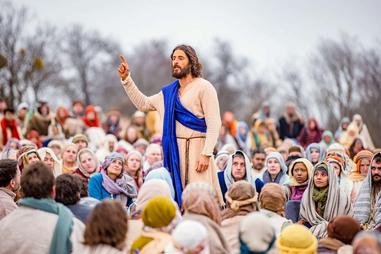 Actor Jonathan Roumie plays Jesus Christ in a scene during Season 2 of “The Chosen.”
