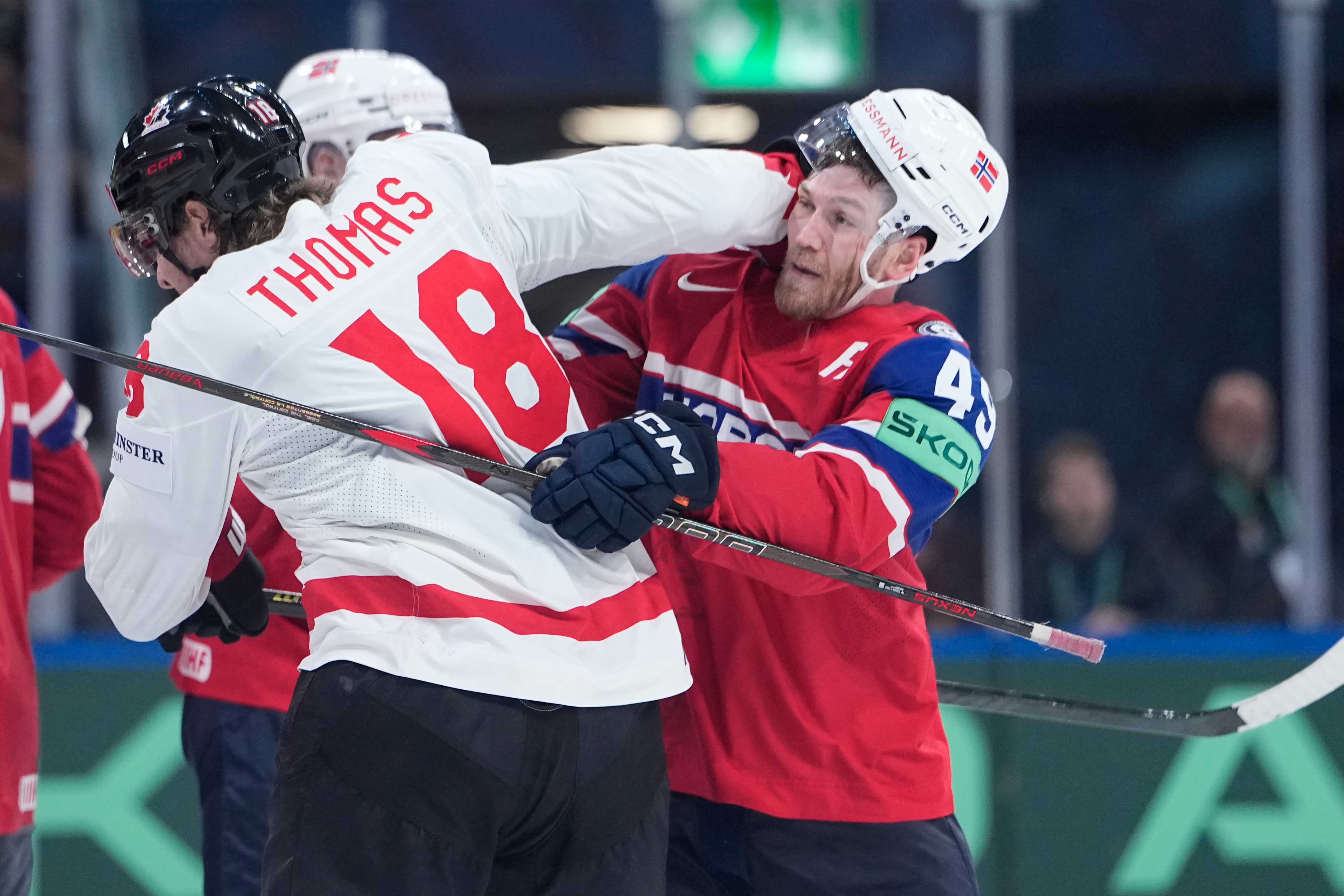 Norway stuns Canada in OT in bronze medal game to win its first ice hockey worlds medal