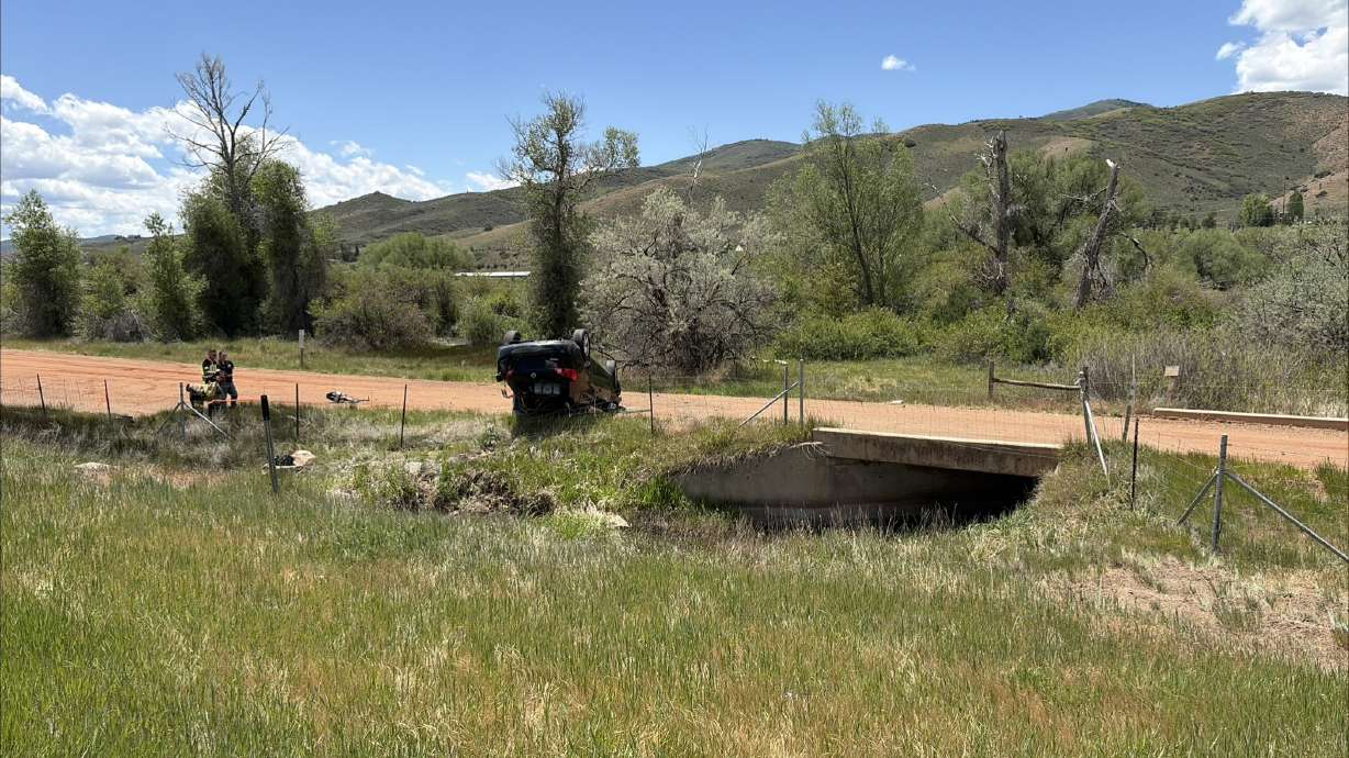 A person died and two were critically injured Sunday in a rollover on I-80 near Coalville.