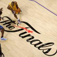 The trophy returns: NBA releases images of how Finals courts will look in San Antonio, New York