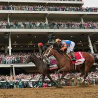 Renegade is the 2-1 favorite for the Belmont Stakes rematch with Derby winner Golden Tempo