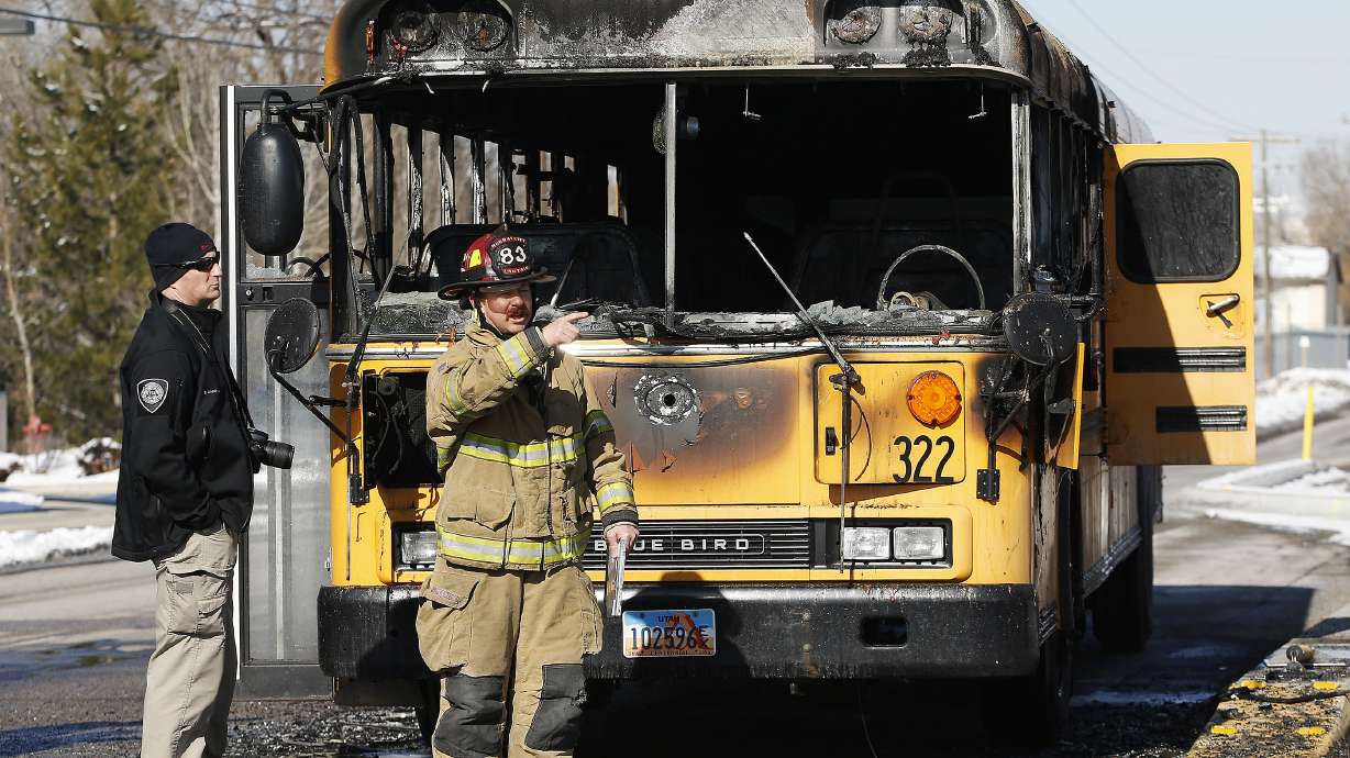 Former Granite School District bus driver sentenced to 5 years in prison for setting bus on fire