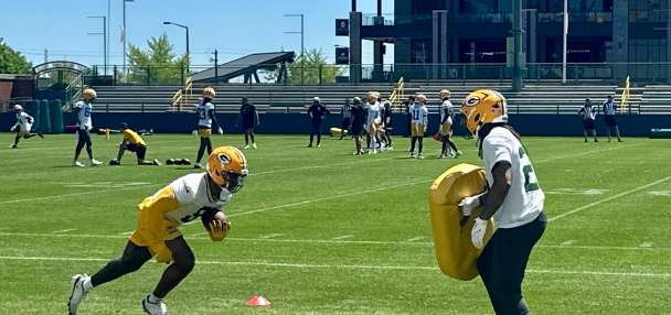 Josh Jacobs practicing with Packers again while prosecutors consider whether to file charges