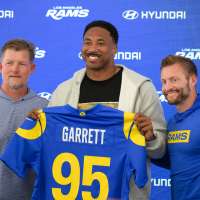 Sean McVay doesn't shoot down speculation on Aaron Donald returning to Rams alongside Myles Garrett