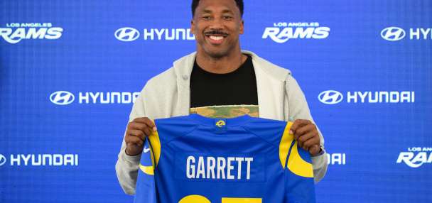 Myles Garrett sees his trade to the Rams as the path to the postseason success that has eluded him