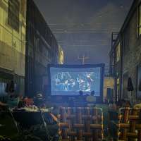 How a Salt Lake food hall transformed its 'alley' into a space for outdoor movies