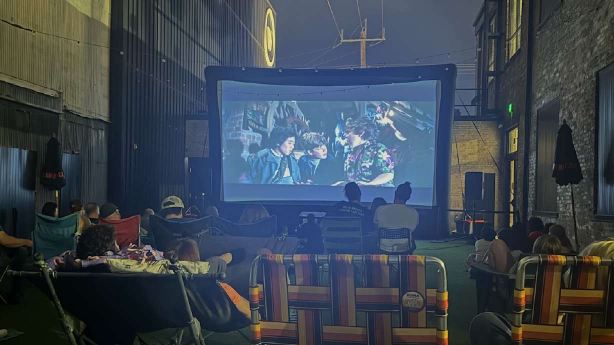 How a Salt Lake food hall transformed its 'alley' into a space for outdoor movies