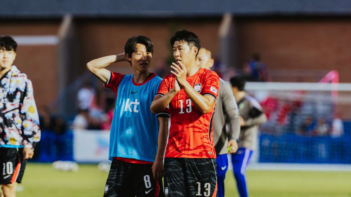 Korea Republic and El Salvador play an international friendly at BYU's South Field, Wednesday, June 3, 2026 in Provo, Utah.