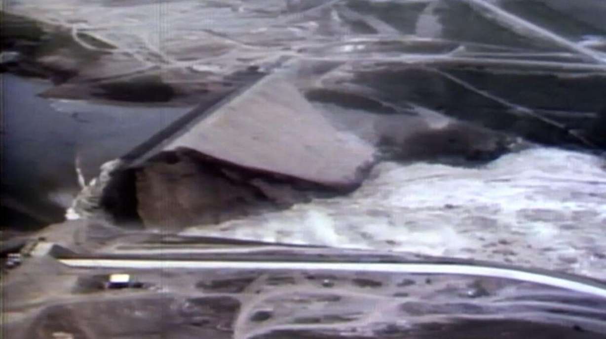 KSL archive footage of the Teton Dam collapse, on June 5, 1976.