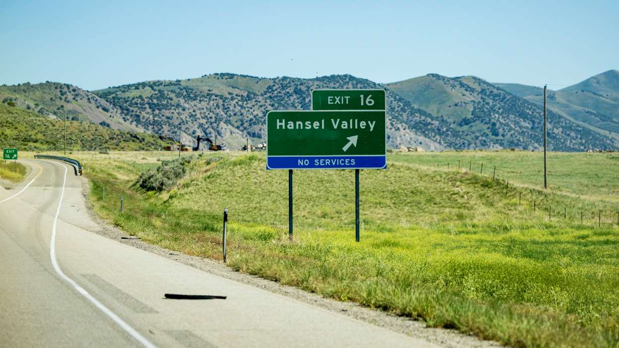 Kevin O'Leary has agreed to cut the Box Elder County data center project area following calls from Senate President Stuart Adams. The May 12 photo shows a sign near one of the original parcels of land that would house the project