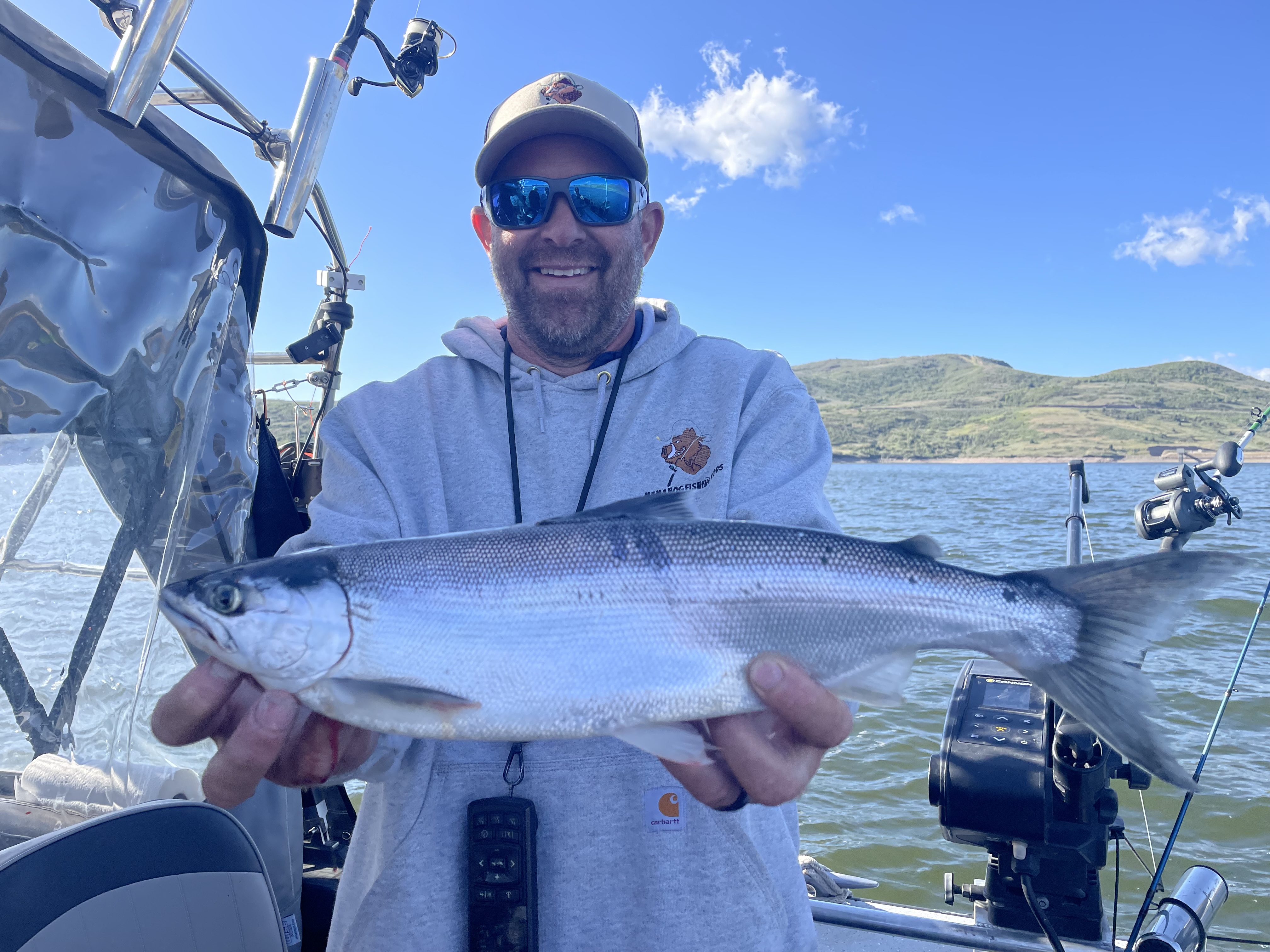 Catching Kokanee at Jordanelle State Park with Mama Hog Fishing Rods
