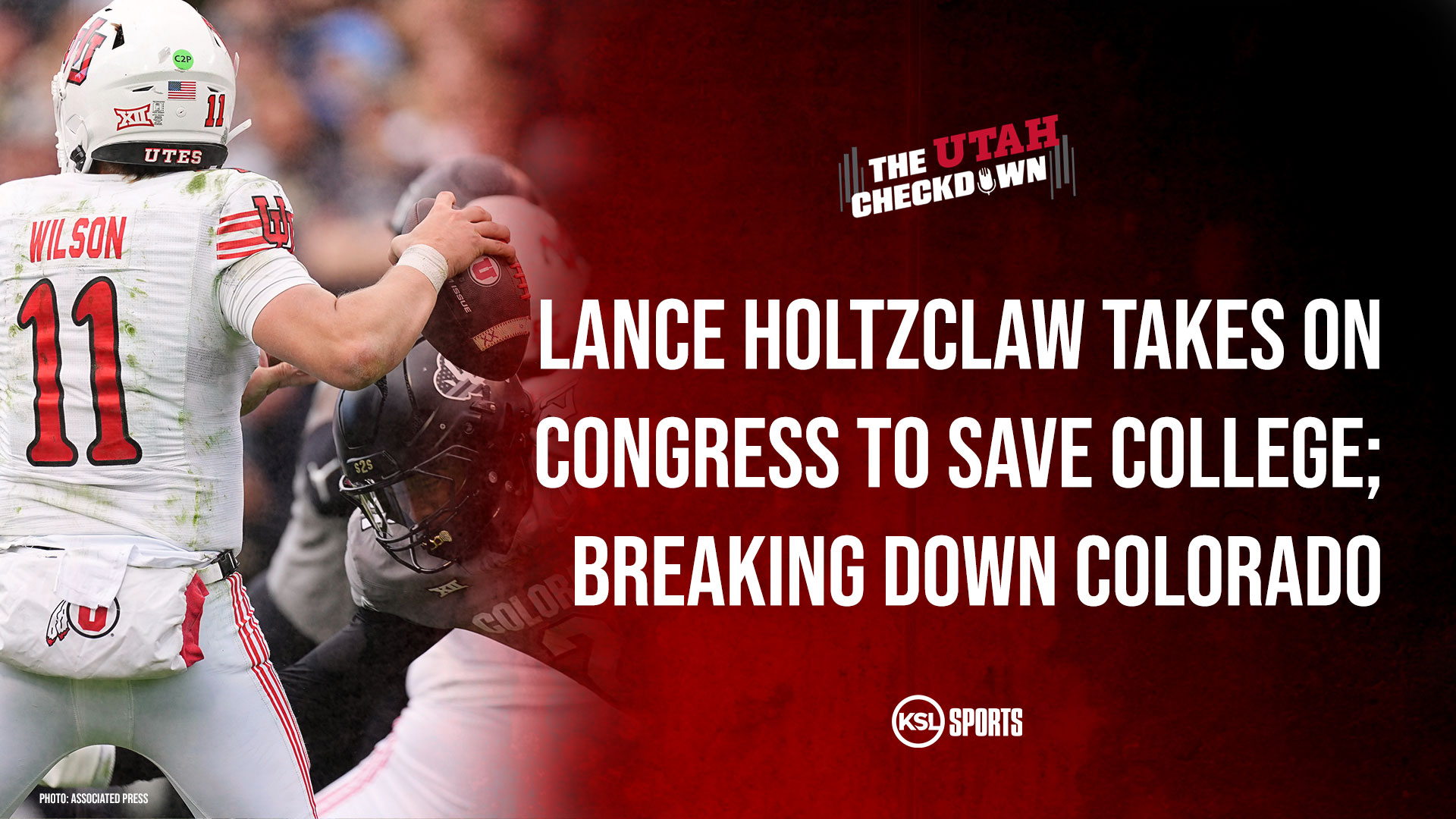 The Utah Checkdown podcast: Lance Holtzclaw takes on Congress; breaking down Colorado football