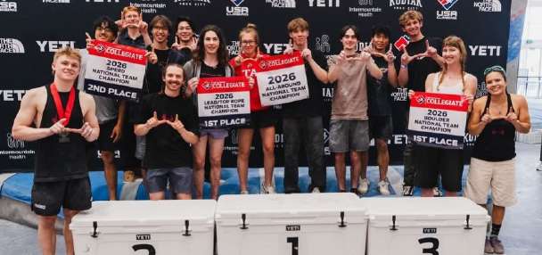 University of Utah climbing team wins national championship fifth consecutive year