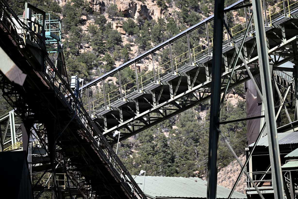 Sufco Mine, an underground coal mine near Salina, on Aug. 19, 2025.