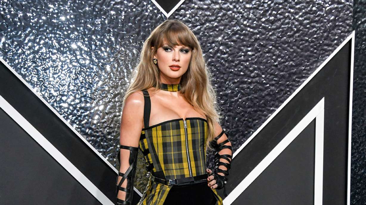 Taylor Swift appears at the MTV Video Music Awards in Elmont, N.Y., on Sept. 11, 2024. Swift released "I Knew It, I Knew You" on Friday, which will feature in "Toy Story 5."