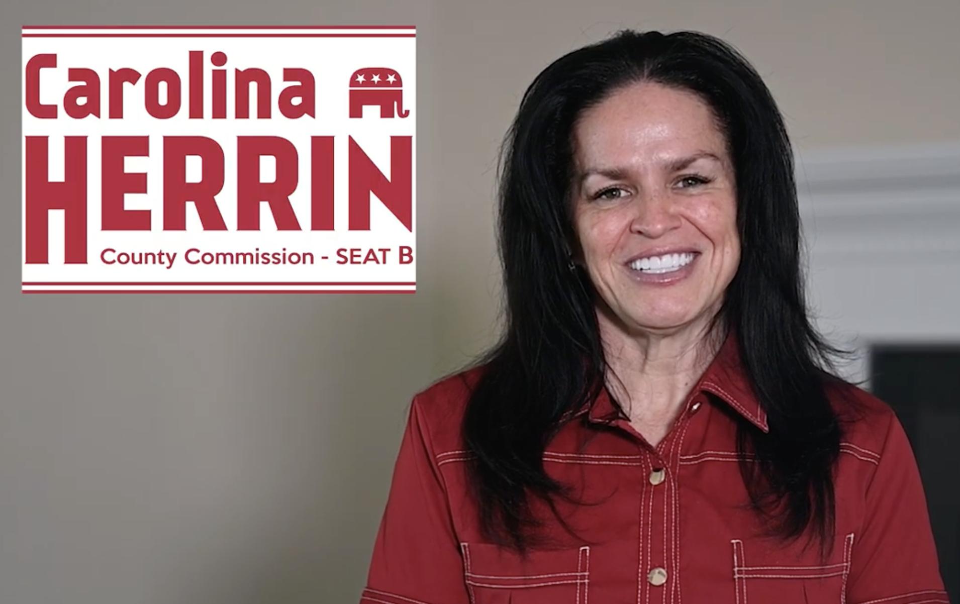 Former law enforcement official and policy analyst Carolina Herrin is running for Utah County Commission.