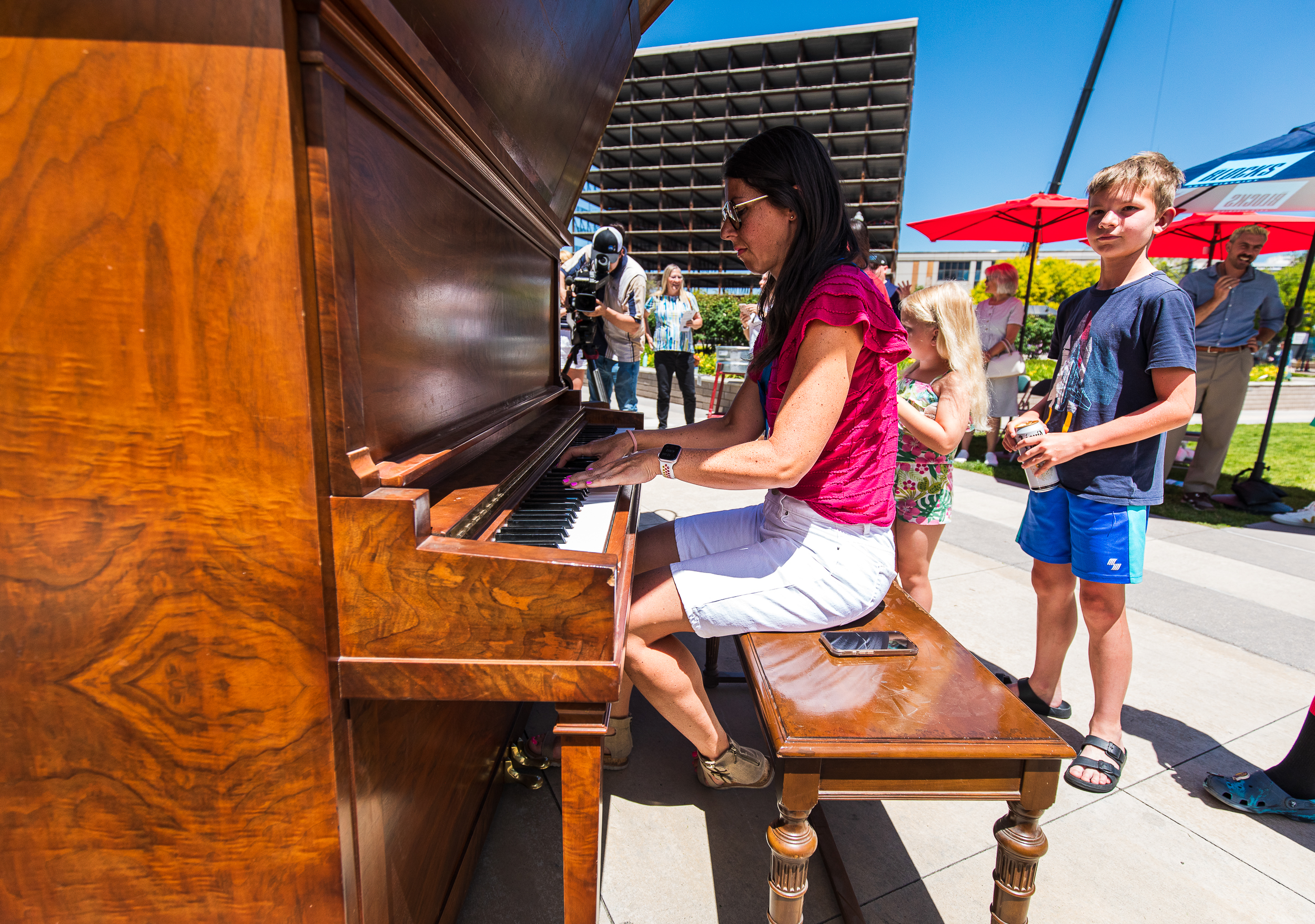 Why there's a 9-foot-tall piano sitting outside of Abravanel Hall 